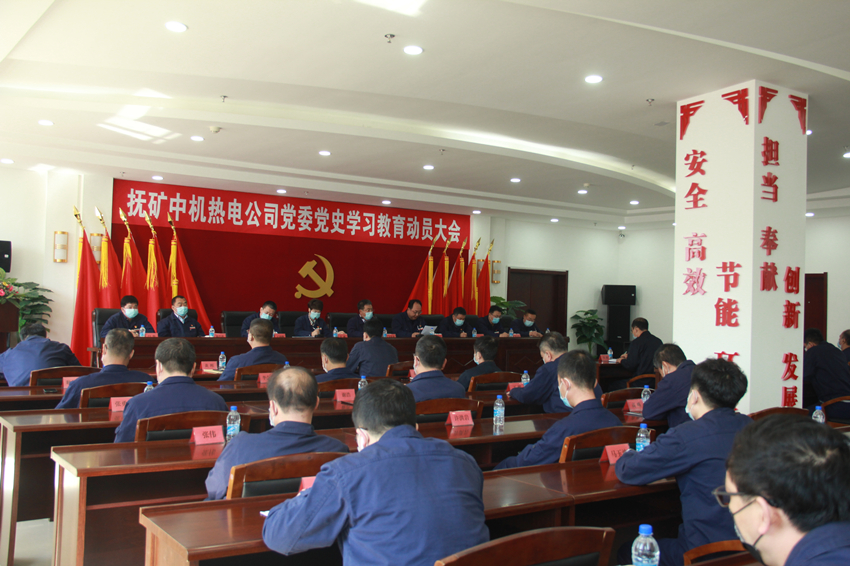 公司党委开展党史学习教育动员大会