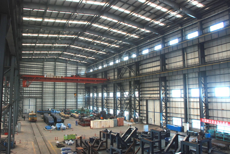 产品装配现场一角